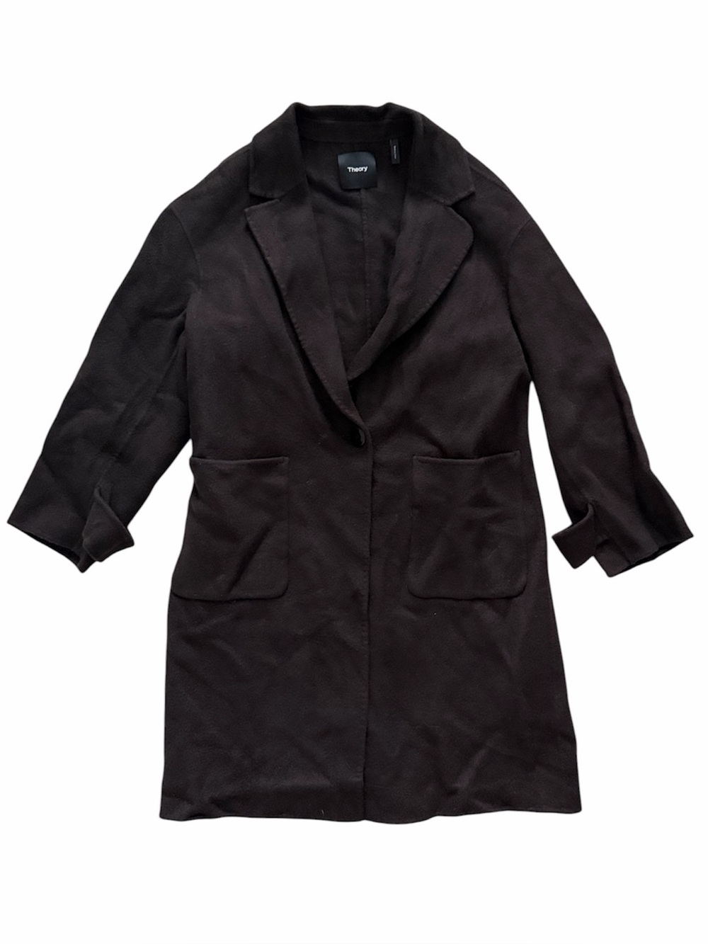 Theory Wool Cashmere Collar Coat